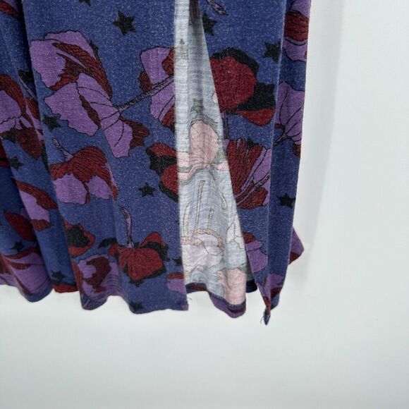 Modcloth Womens Midi Dress Size 4X Jersey Knit Stretchy Floral Office Casual - Picture 8 of 8